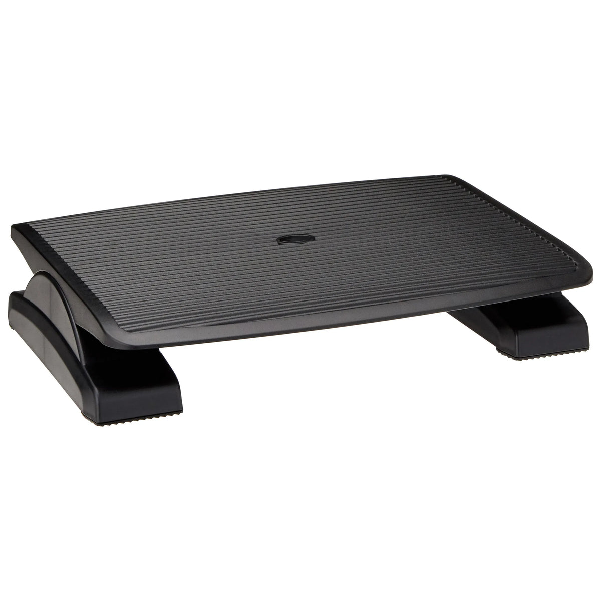 Repose-pieds PIEDINO STRIPE anthracite avec surface striée et pieds de support de hjh OFFICE