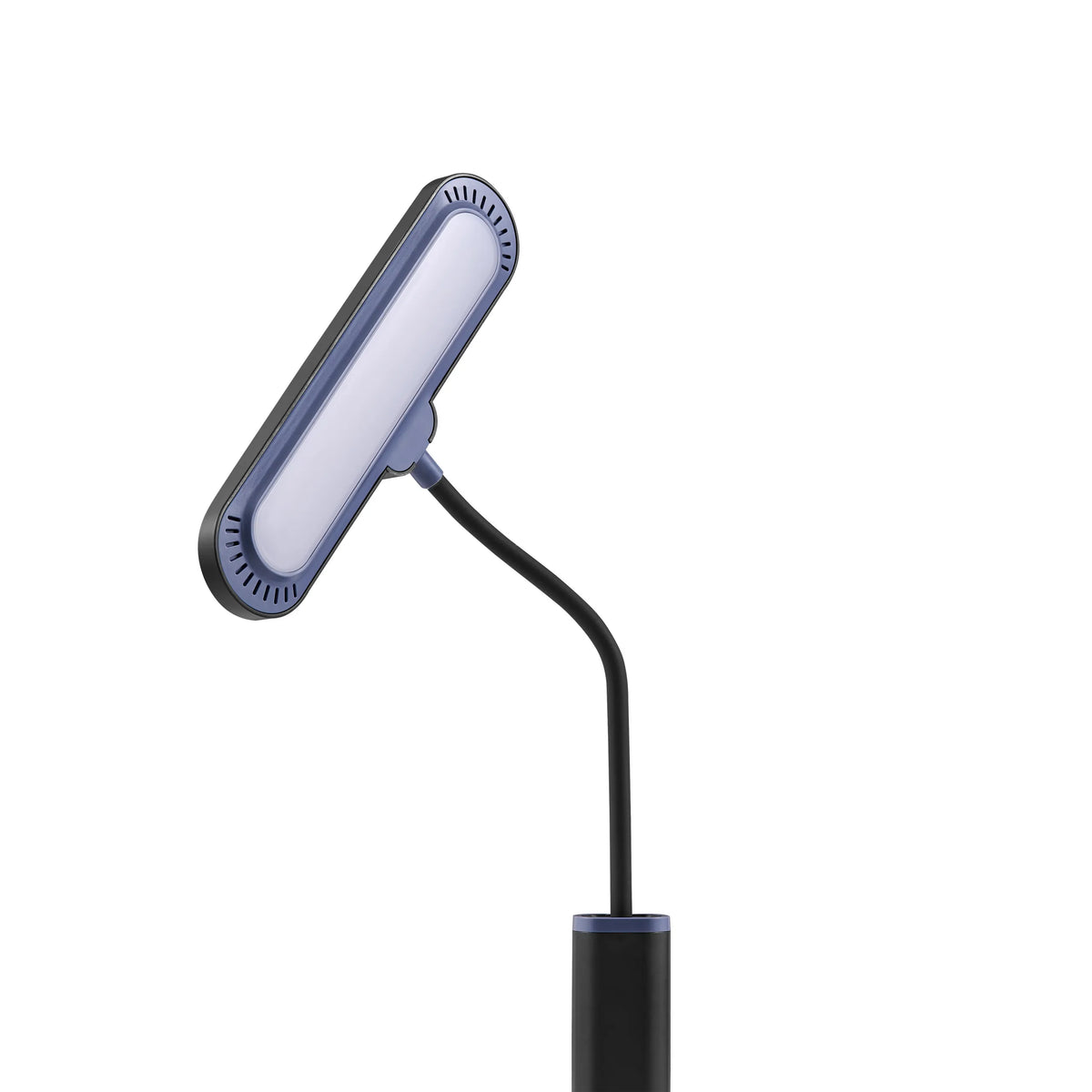 Tête avec col de cygne flexible de la lampe de bureau Lumanova D4 en noir de hjh OFFICE