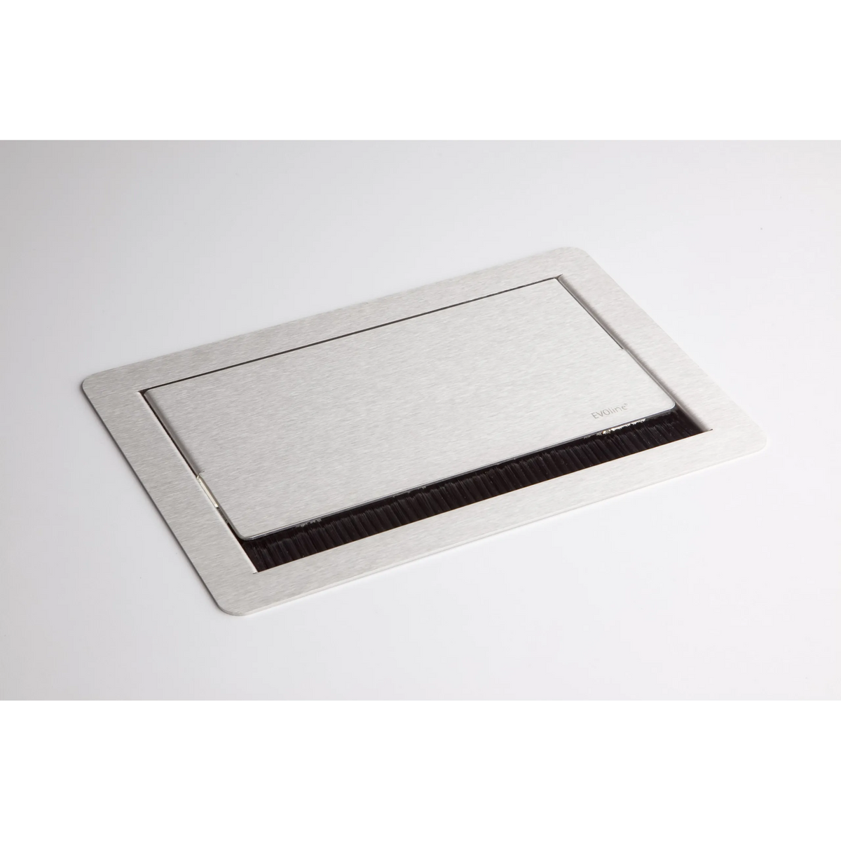 Multiprise argentée des Accessoires ELDATA0 avec brosse et clapet de hjh OFFICE PRO