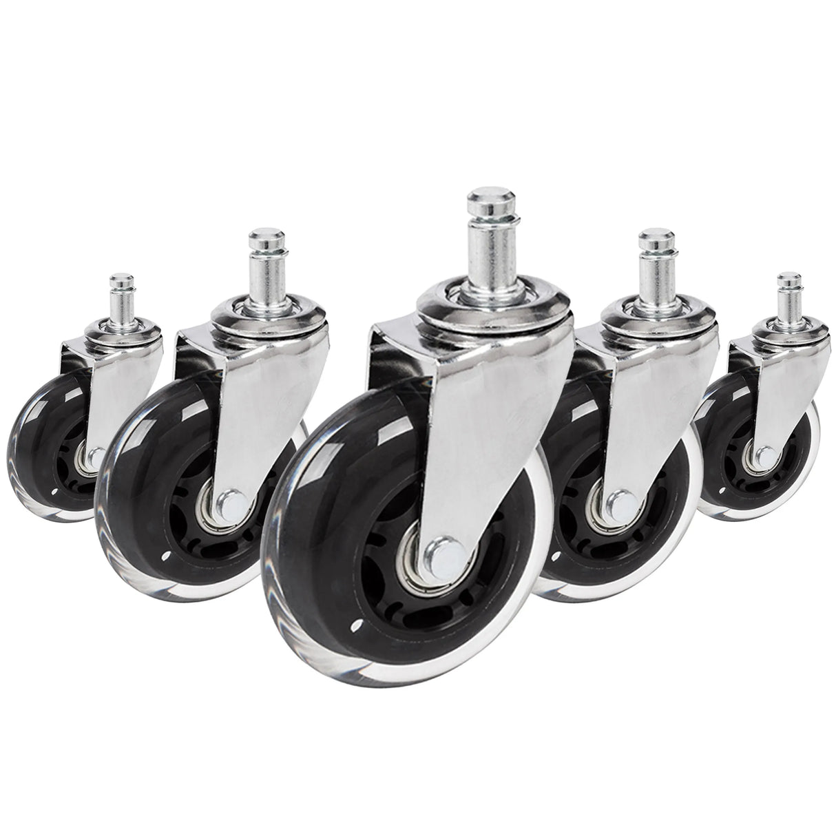 5x ROLO SKATE CT 11mm/75mm Sols durs - Roulettes 