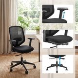 Accoudoirs et assise réglables en hauteur du Siège de bureau de qualité professionnelle Delvia de hjh OFFICE