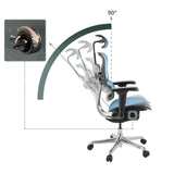 Dossier réglable avec un angle d'inclinaison de 90° du Siège de direction de luxe ERGOHUMAN ULTRA GEN2 de hjh OFFICE