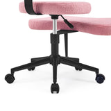 Piètement à cinq roulettes et vérin à gaz de la chaise de méditation Asanasit en rose de hjh LIVING