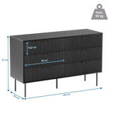 Dessin dimensionnel du Buffet KARBY S de 120 × 40 cm de hjh LIVING