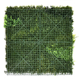 Tapis végétal vert LEAFLUXE 3D avec grille en plastique et feuillage artificiel de hjh LIVING