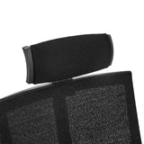 Appui-tête avec housse en maille noire du Siège de bureau de qualité professionnelle PORTO MAX HIGH I de hjh OFFICE