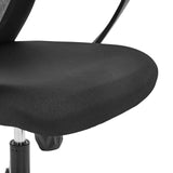 Schwarze Sitzfläche des Home-Office-Bürostuhls Explorer von MyBuero