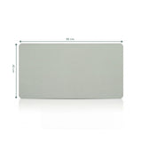 Vue dimensionnelle du Sous-main de Bureau Padflux Clean avec 80 × 40 cm de hjh OFFICE