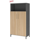 FlexWall | 4 HC | Portes + corps | avec bâti de socle 
