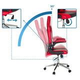 Dossier réglable du fauteuil gamer GAME SPORT PRO avec une inclinaison de 90 degrés de MyBuero