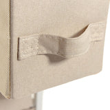 Poignée en tissu beige de la Commode FOLDRESS S de hjh LIVING