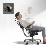 Mécanisme de réglage et fonction d'inclinaison du siège de direction de luxe ERGOHUMAN SIGNATURE GEN2 en noir de hjh OFFICE