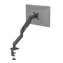 Fixation pour écran noire Ergomount GF1 avec bras articulé réglable et fixation de table de hjh OFFICE