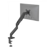 Fixation pour écran noire Ergomount GF1 avec bras articulé réglable et fixation de table de hjh OFFICE