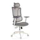 ERGOMY W | Tissu / Maille | Structure : Blanc - Siège de bureau de qualité professionnelle 
