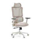 ERGOMY W | Tissu / Maille | Structure : Blanc - Siège de bureau de qualité professionnelle 