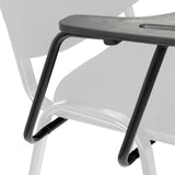Tablette d'écriture de la chaise à quatre pieds TABLET XT 600 avec plateau et structure noirs de hjh OFFICE