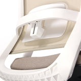 Support lombaire réglable en hauteur du siège de bureau de qualité professionnelle PURE WHITE en beige de hjh OFFICE