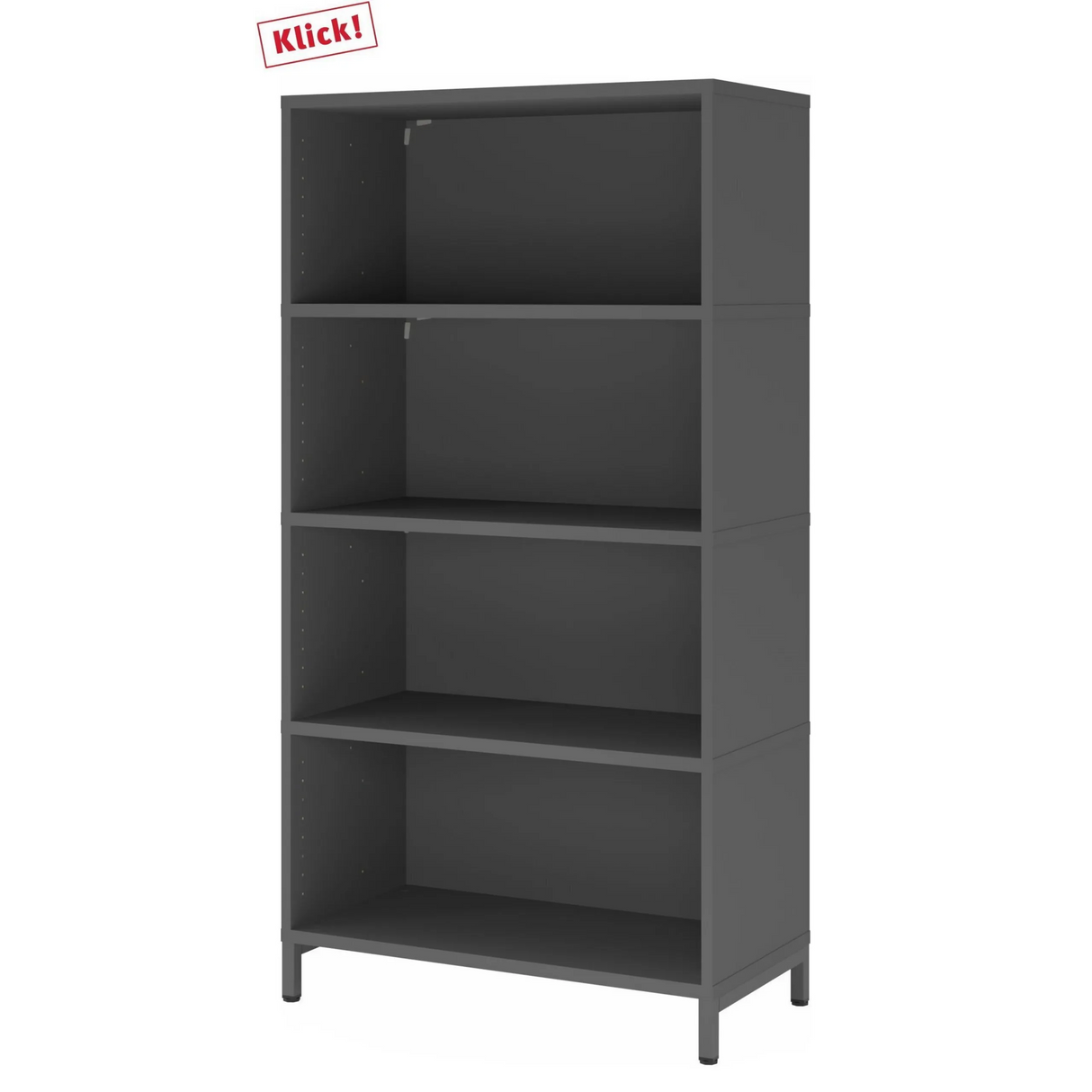 FlexWall | 4 OH | 4 x caisson avec socle 