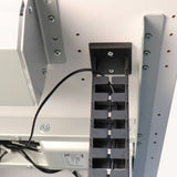 Chaîne de câbles verticale noire des Accessoires CKVL de hjh OFFICE PRO