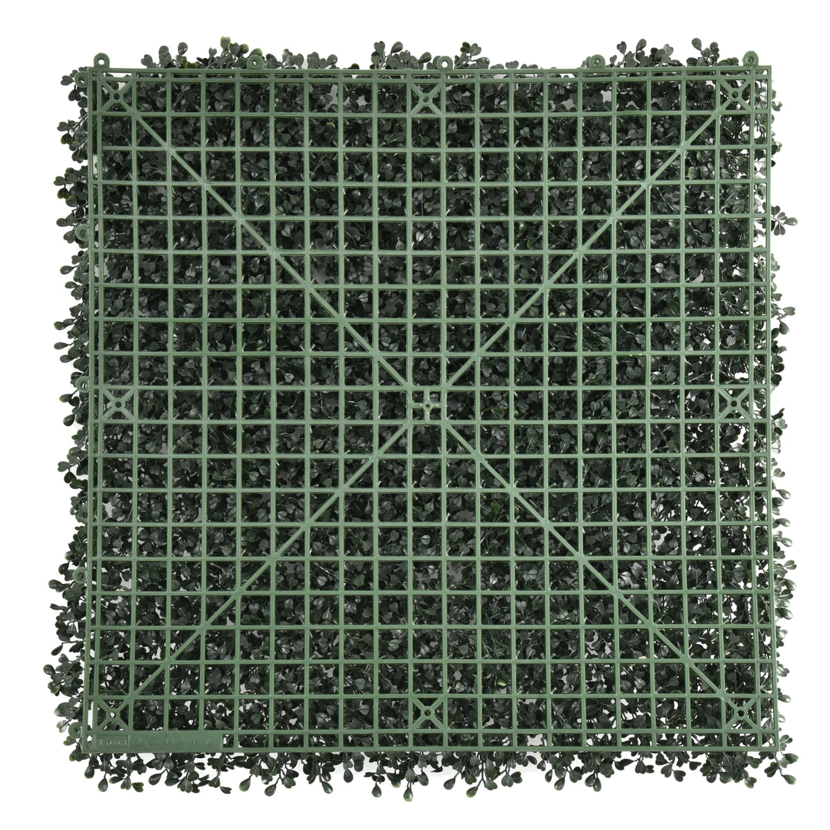 Tapis végétal vert LEAFLUXE 1 avec grille carrée en plastique de hjh LIVING