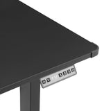 Unité de commande numérique avec écran et touches du Bureau réglable en hauteur électriquement Worktime Game de hjh OFFICE