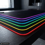 Éclairage RVB multicolore du sous-main de bureau Padflux Game de hjh OFFICE (image générée par IA)