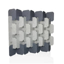 Cloisons de séparation FLEXMIUT PLUG en gris et gris clair avec un design en feutre tressé de hjh OFFICE