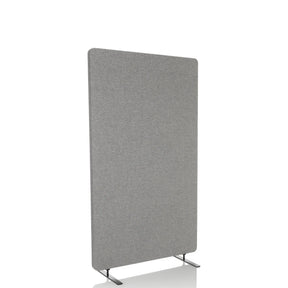 Cloison de séparation FLEXMIUT STAND gris clair avec revêtement en tissu et deux pieds étroits de hjh OFFICE