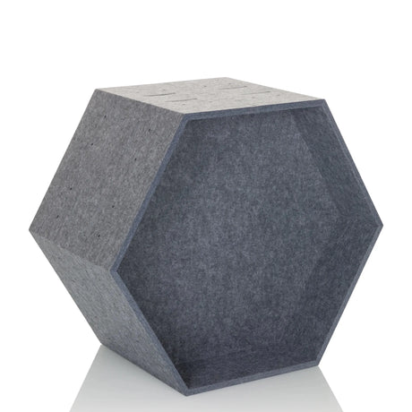 Cloison de séparation hexagonale grise FLEXMIUT STORE B en feutre de hjh OFFICE