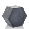 Cloison de séparation hexagonale grise FLEXMIUT STORE B en feutre de hjh OFFICE