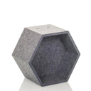 Cloison de séparation FLEXMIUT STORE S grise de forme hexagonale en feutre de hjh OFFICE
