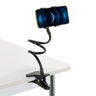 Support de téléphone portable & tablette FLEXMOBI noir avec col de cygne flexible et pince de table de hjh OFFICE