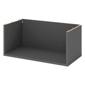 Corps supérieur couleur graphite FlexWall avec une surface de rangement ouverte de hjh OFFICE PRO