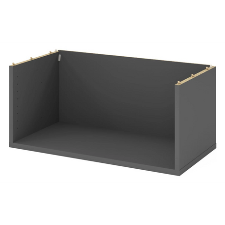 Corps supérieur couleur graphite FlexWall avec une surface de rangement ouverte de hjh OFFICE PRO