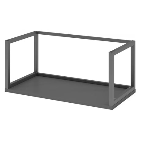 Cadre en métal FlexWall en graphite avec une plaque de base intégrée de hjh OFFICE PRO