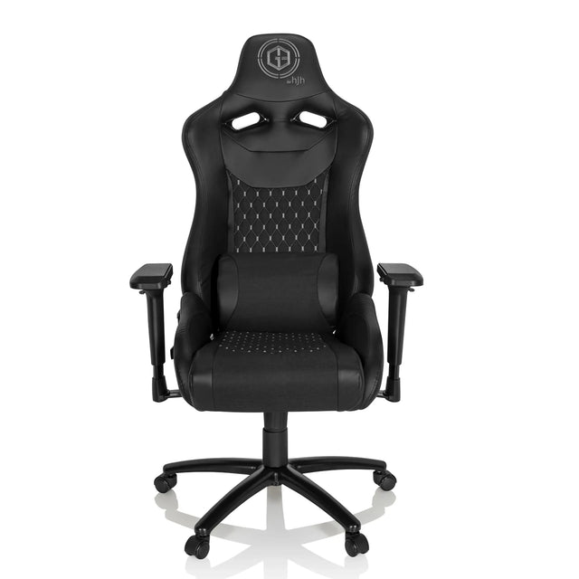 Fauteuil Gamer noir GAMEBREAKER SX 04 avec motif surpiqué et accoudoirs de hjh OFFICE
