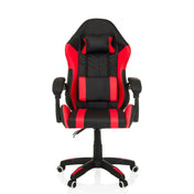 Fauteuil Gamer GAMEBREAKER W02 en noir-rouge avec support cervical et accoudoirs de MyBuero
