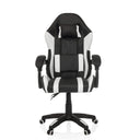 Gamingstuhl GAMEBREAKER W02 in Schwarz-Weiß mit Nacken- und Lendenkissen sowie Rollen von MyBuero