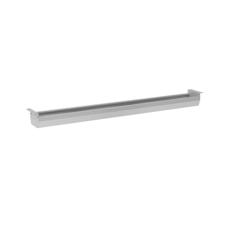 Goulotte de câbles horizontale argentée KC S d'une longueur de 160 cm de hjh OFFICE PRO