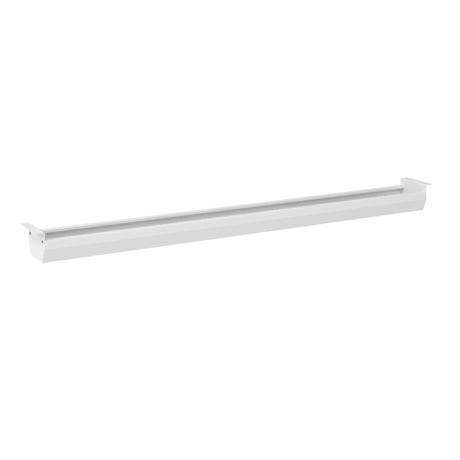 Goulotte de câbles horizontale blanche KC W d'une longueur de 180 cm de hjh OFFICE PRO