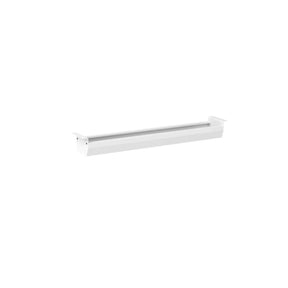 Goulotte de câbles horizontale KC W en blanc d'une longueur de 120 cm de hjh OFFICE PRO
