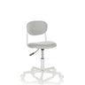 Chaise pivotante pour des enfants KIDDY BASE I grise avec assise rembourrée et pied en étoile blanc de hjh OFFICE