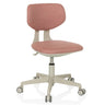 Chaise pivotante pour des enfants KIDDY CLASSIC rose avec structure beige et roulettes de hjh OFFICE