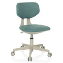 Chaise pivotante pour des enfants KIDDY CLASSIC bleue avec structure claire et roulettes de hjh OFFICE