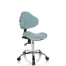 Chaise pivotante pour des enfants KIDDY GTI-3 en menthe avec pied en étoile chromé et roulettes de hjh OFFICE