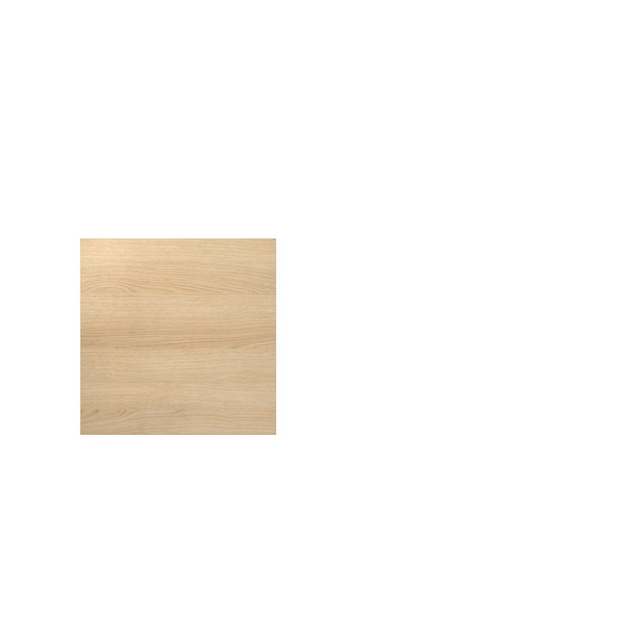 Bureau carré KONTOR KP 8 aspect chêne avec un plateau de 80 x 80 cm de hjh OFFICE PRO