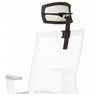 Appuie-tête KS ASPEN noir avec rembourrage blanc et bras de support réglable de hjh OFFICE