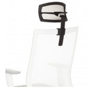 Appuie-tête KS ASPEN noir avec rembourrage blanc et bras de support réglable de hjh OFFICE