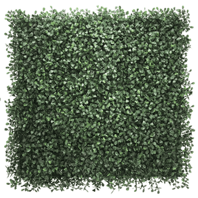Tapis végétal vert LEAFLUXE 1 aux petites feuilles denses de forme carrée de hjh LIVING